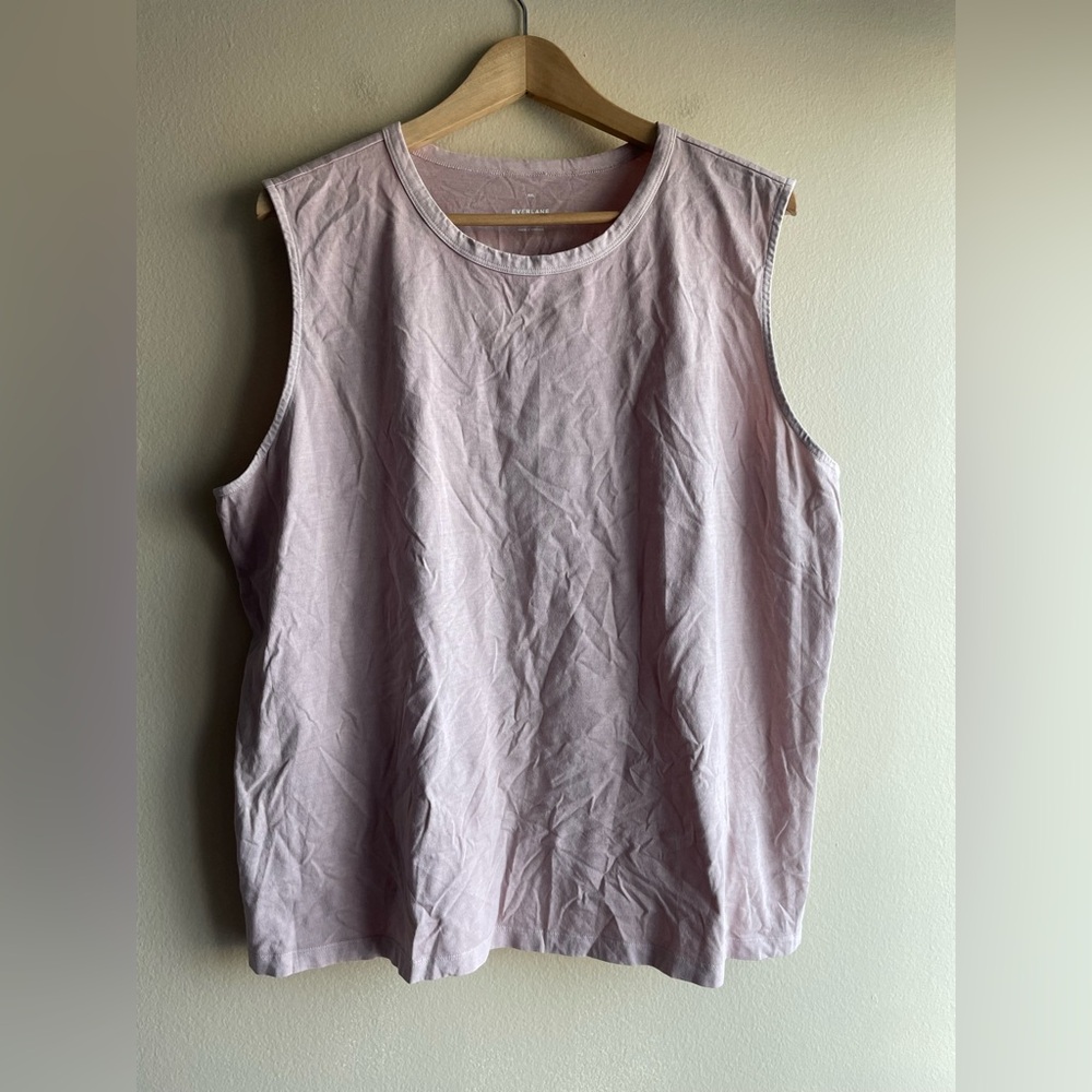New Everlane Women Pink Tank Top Size XXL